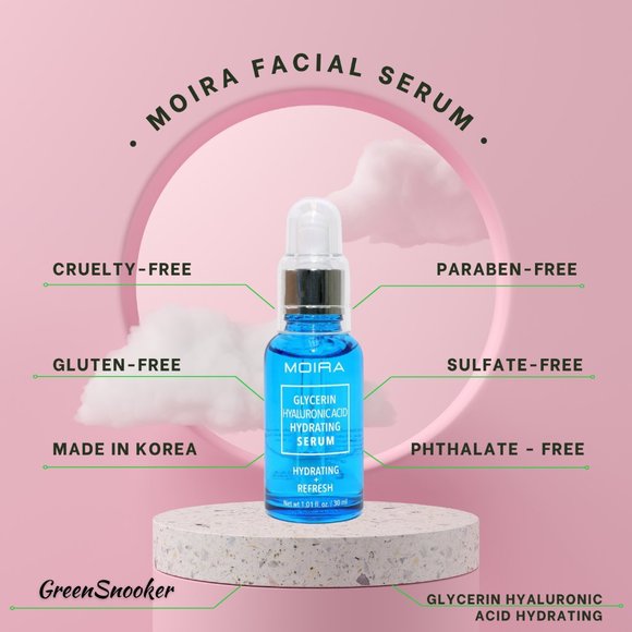 MOIRA Skincare Moira Facial Serum Glycerin Hyaluronic Acid